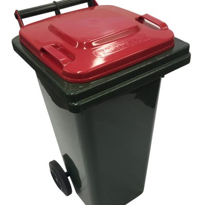 120 litre 2-wheel mobile garbage bin