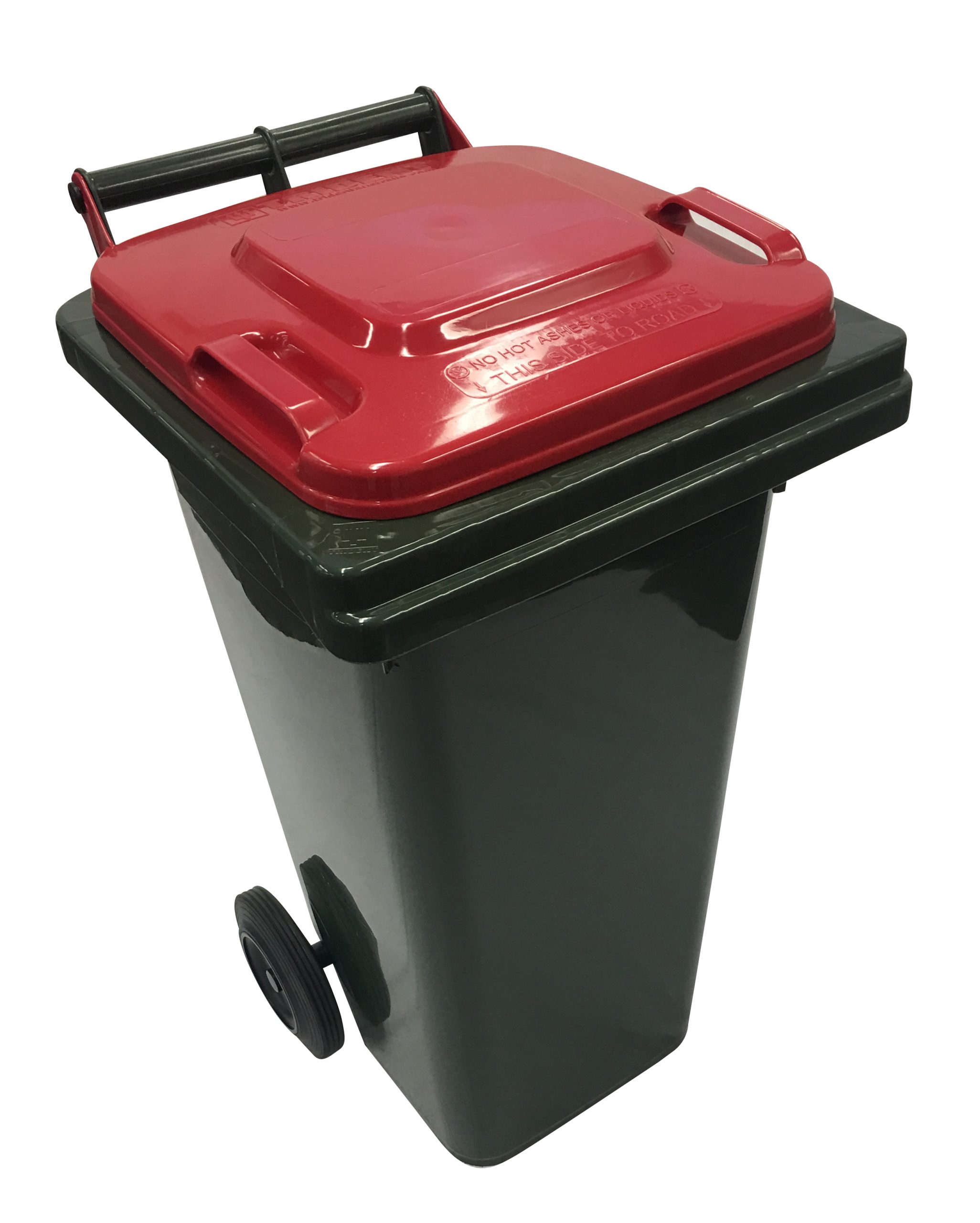 120 litre 2-wheel mobile garbage bin